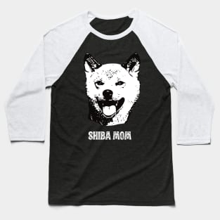 Shiba Mom Shiba Inu Design Baseball T-Shirt
